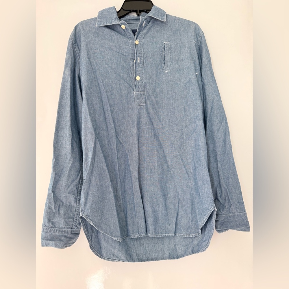 Men's Blue Denim Shirt